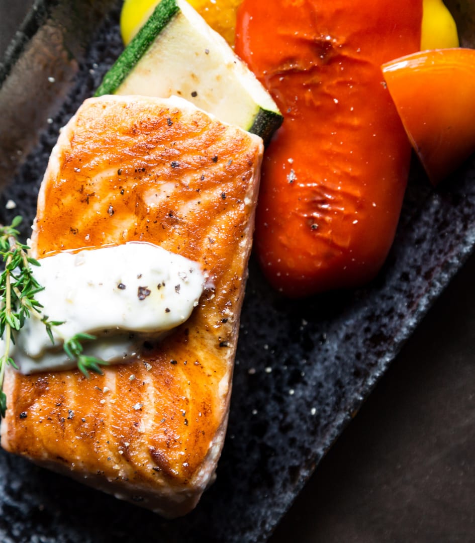 Garlic Butter Salmon Recipe | How Make Garlic Butter Salmon